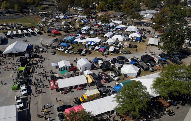 Tailgating before the Magic City Classic at Legion Field in Birmingham, Ala., on Saturday October 26, 2024.