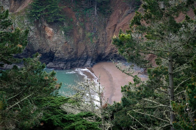 FILE: Kirby Cove is seen from the trail leading down to the beach near Battery Spencer in the Marin Headlands on Thursday, Feb. 24, 2011.