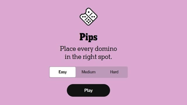New York Times launches a new original game, Pips.