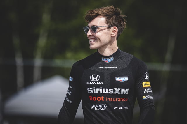 #66: Marcus Armstrong, Meyer Shank Racing Honda