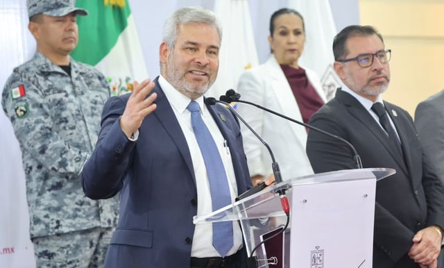 Nuevo cuartel de GN en Apatzingán refuerza la seguridad: Ramírez Bedolla