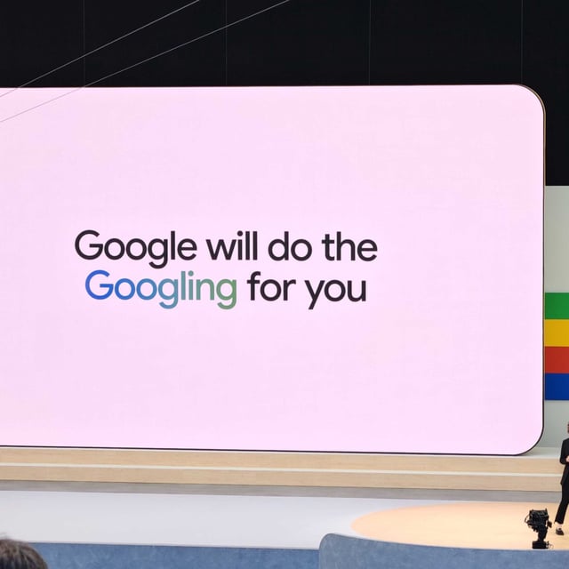 "Google will do the Googling for you" with Google AI Overview