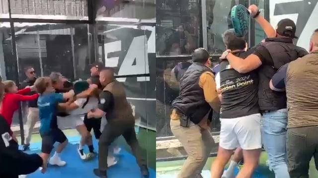 Dijeron que desde Alfapadel actuaron con responsabilidad y prontitud, para ello activaron el protocolo de seguridad, se brindó atención médica inmediata al afectado gracias a la presencia del paramédico del club. Foto: Capture.
