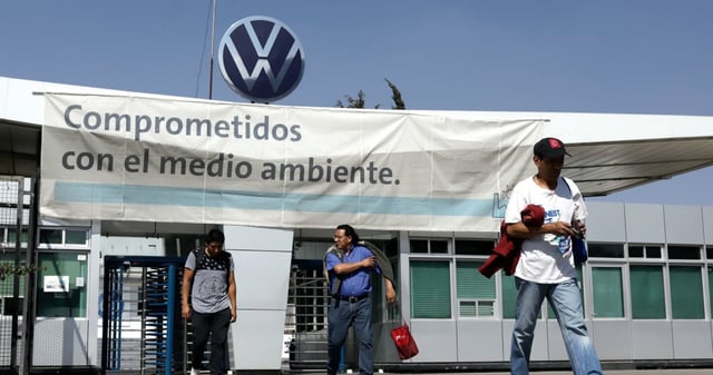 Las instalaciones de Volkswagen en Puebla. Foto: Mireya Novo, Cuartoscuro