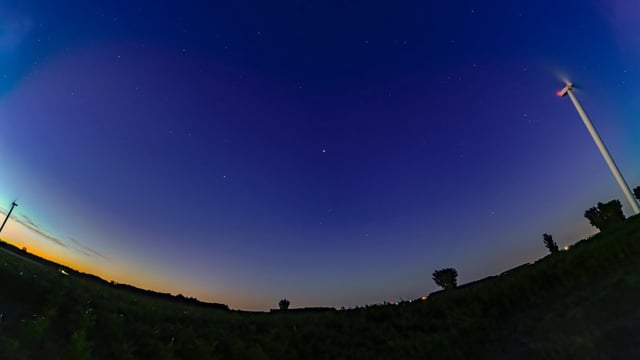 Four planets were visible in this photo taken in Yamaska, Que., during a planet parade in 2022. Another planet parade is happening this week.