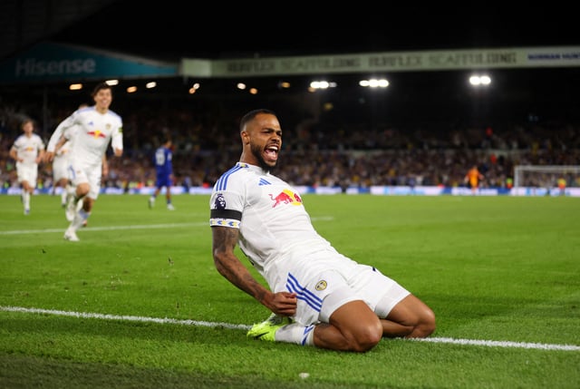 Soccer Football - Premier League - Leeds United v Everton - Elland Road, Leeds, Britain - August 18, 2025 Leeds United's Lukas Nmecha celebrates scoring their first goal Action Images via Reuters/Craig Brough