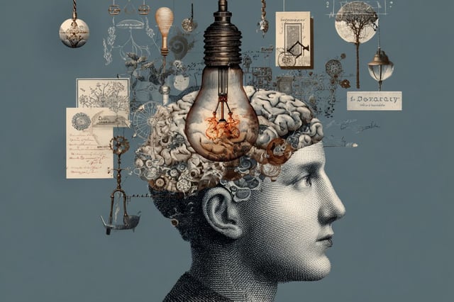 Using a measure from information theory, the researchers quantified this unpredictability and found it reliably ramped up before verbalized insights. Credit: Neuroscience News