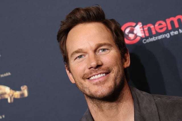 Chris Pratt attends CinemaCon on April 2, 2025.