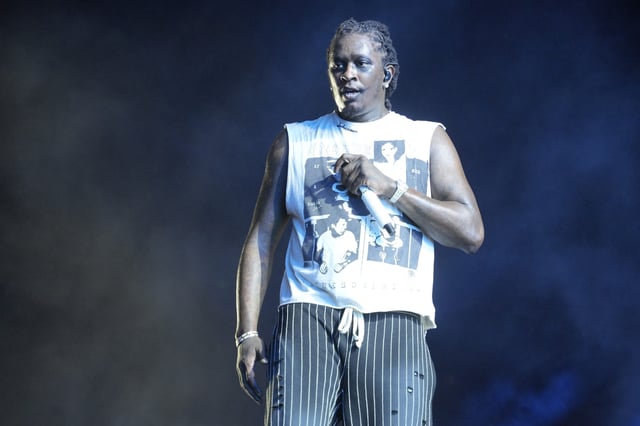 Young Thug performs during the Summer Smash Music Festival on Sunday, June 22, 2025, in Bridgeview, Ill.
