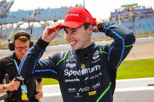 Meyer Shank Racing driver Marcus Armstrong. Image: Aaron Skillman