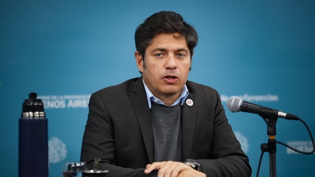 \"La obra pública está detenida y en una dimensión crítica\", dijo Kicillof.