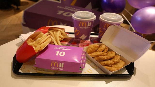 McDonald&#39;s partners with BTS to launch the new TinyTAN Happy Meal.
