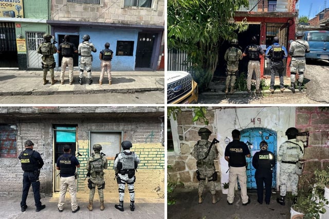 FGE logra la incautación de más de 4,300 dosis de narcóticos y la detención de seis personas en Michoacán. | Crédito: Fiscalía General del Estado de Michoacán