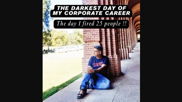 A Mumbai CEO’s post about firing people has gone viral on LinkedIn. 