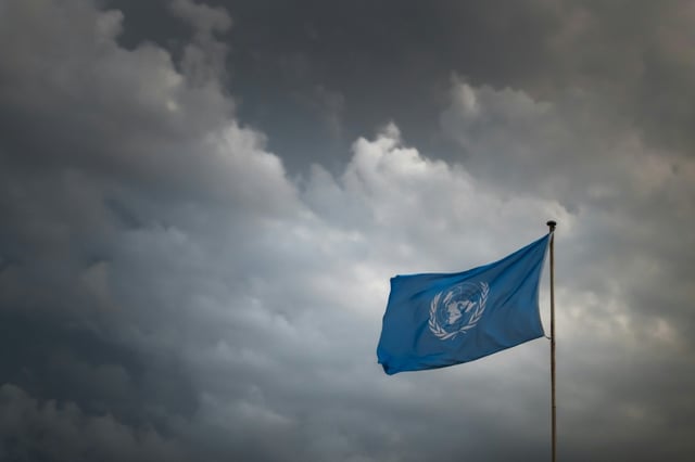 The United Nations said a record 383 aid workers were killed in 2024, including 181 in the Gaza Strip