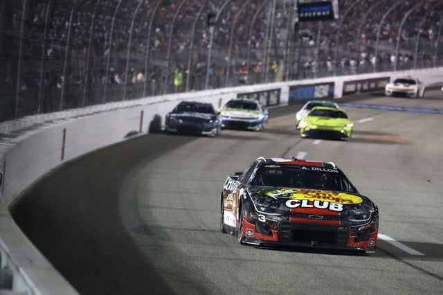 Austin Dillon won his way into the 2025 NASCAR Cup Series Playoffs with victory at Richmond Raceway. Image: Getty Images
