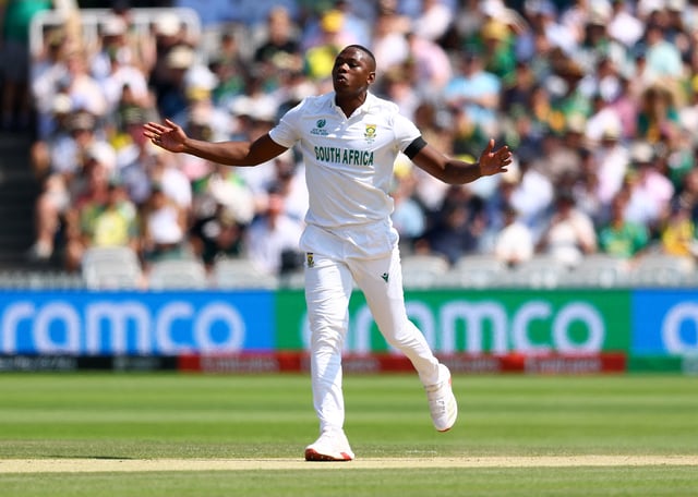 Cricket - 2025 ICC World Test Championship Final - South Africa v Australia - Lord's Cricket Ground, London, Britain - June 13, 2025 South Africa's Kagiso Rabada reacts Action Images via Reuters/Andrew Boyers/File Photo