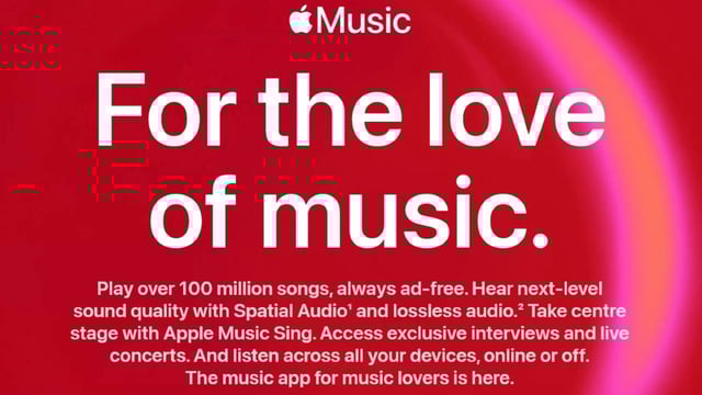 Airtel Offers Free 6-Month Apple Music Subscription to Prepaid Users in India: Here's How to Claim It | Image: Apple