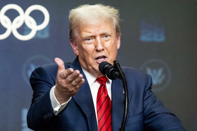 El presidente de Estados Unidos, Donald Trump