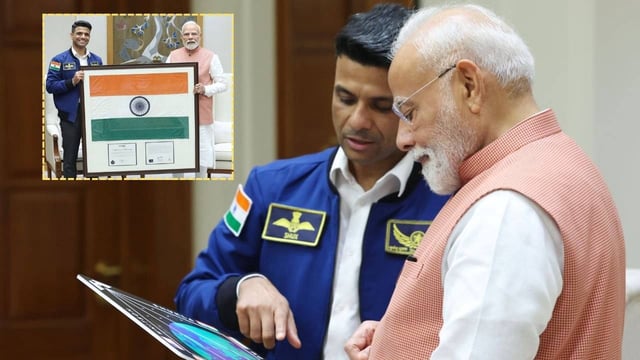 'People Around The World Excited Gaganyaan Mission': Shubhanshu Shukla | Image: Narendra Modi/X