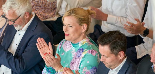 Julia Klöckner (CDU, M) auf dem Sommerfest der CDU Koblenz