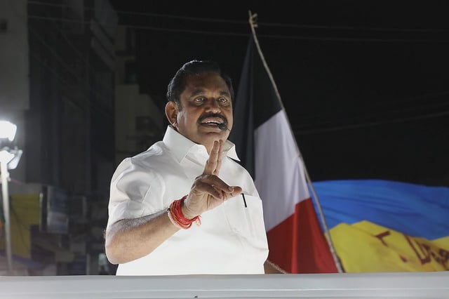 Ambulance disrupts EPS rally, AIADMK chief accuses DMK of planned disturbance

