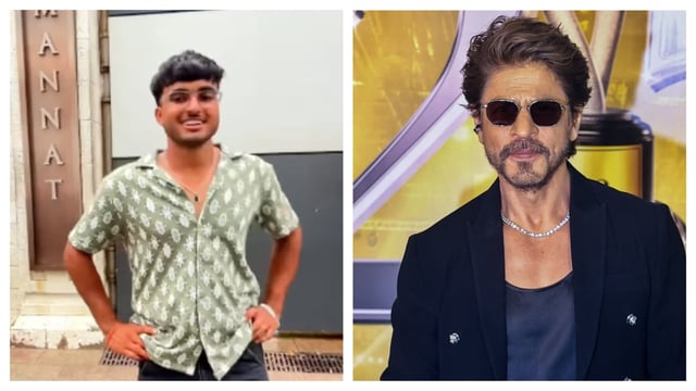 Social media influencer Shubham Prajapat's creative stunt amused viewers despite being thwarted by security at Mannat, leading to comical exchanges with the guards.