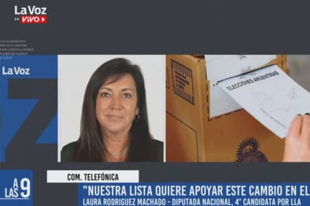 Laura Rodríguez Machado (Captura de video).