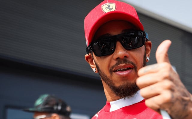 Ferrari boss thrilled, Hamilton “actually on track”