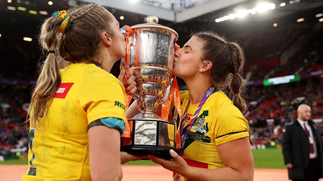 Women's Rugby World Cup trophy 