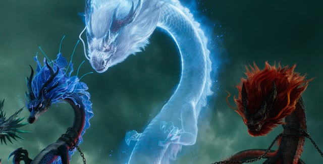 Dragons in Ne Zha II
