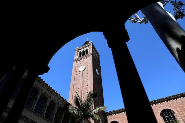 Mudd Hall on the Campus of the University of Southern California on Tuesday, March 28, 2023, in Los Angeles.