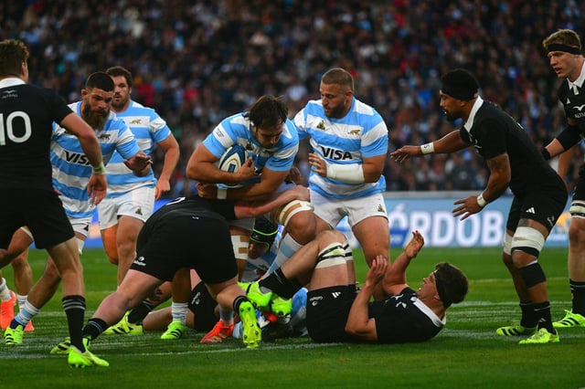 Los Pumas recibieron a los All Blacks en el Estadio Mario Alberto Kempes.  (Nicolás Bravo / La Voz)