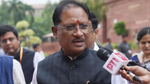 Chhattisgarh Chief Minister Vishnu Deo Sai (PTI)