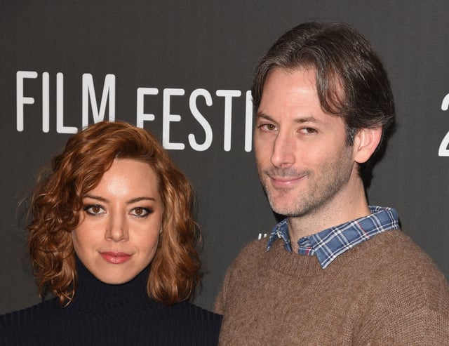 Aubrey Plaza and Jeff Baena (C Flanigan/FilmMagic)