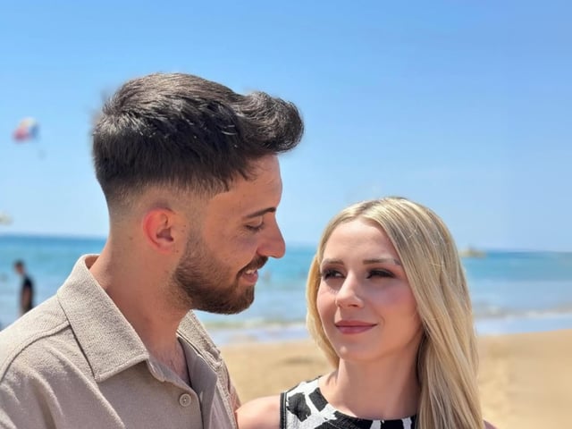 Loredana Wollny mit Ehemann Servet, die beiden heirateten im April 2025.