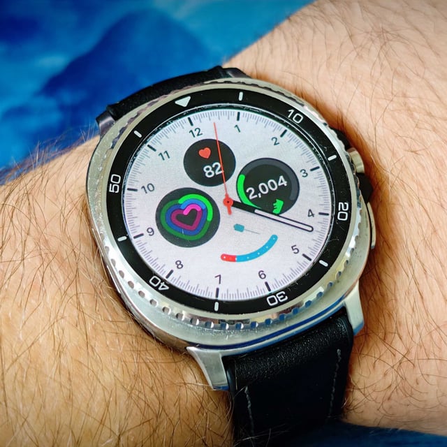 A Samsung Galaxy Watch 8 Classic