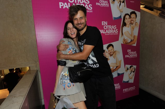 Andrés Gil es el compañero de teatro de Gimena Accardi