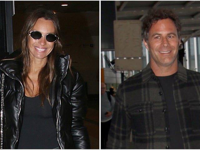 Pampita volvió a Buenos Aires junto a Martín Pepa y habló de la reconciliación. Foto: Movilpress