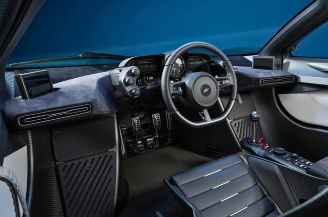 Customers can select their choice of material and colour for the interior.