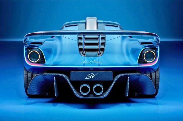 Reworked aero, and a massive spoiler allows it to do away with the rear fan from the T50. 