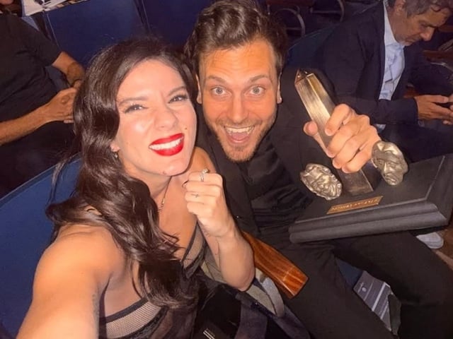 Gimena Accardi y Andrés Gil. Fotos: Instagram.