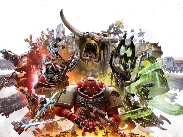 Art showing off the game's factions