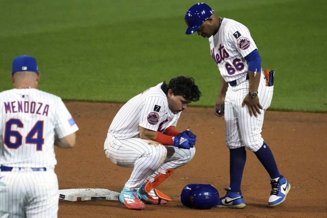 Mets&#39; Francisco Alvarez is heading to the injured list with another thumb injury.
