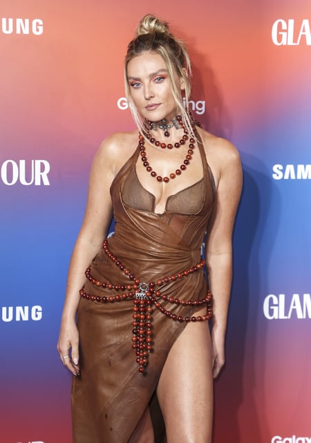 Perrie Edwards on Oct. 01, 2024 in London, England.