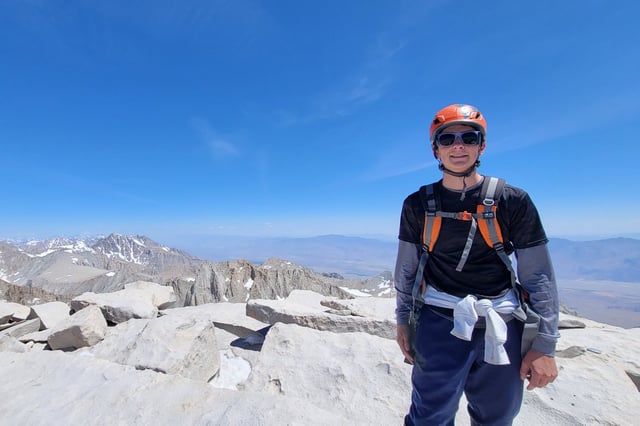 Zane Wach, 14, fell over 100 feet from a slope on California’s Mount Whitney in June.