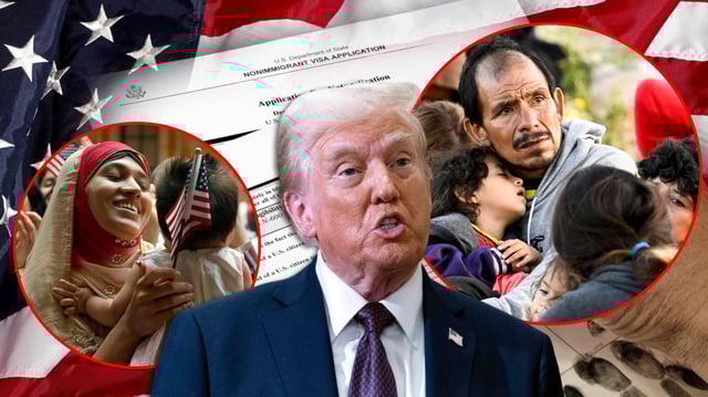 Trump amplía criterios de “buen carácter moral” y vigila ideologías “antiestadounidenses” en inmigración. FOTO: Especial