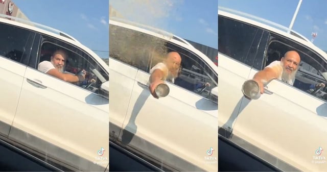 El video de "Lord Café" presuntamente fue captado en calles de Guadalajara, Jalisco. Foto: Captura de pantalla de video
