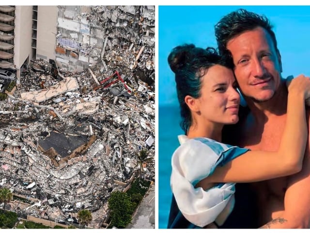 El derrumbe de un edificio en Miami, la tragedia que marcó a fuego la relación de Nico Vázquez y Gimena Accardi