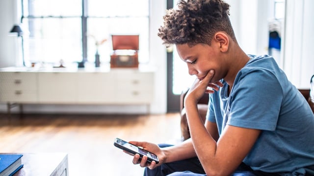 The phone launches as studies show rising pressure on teens to share explicit images and access porn online